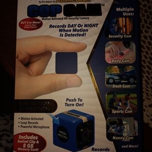 Compact, cordless security camera